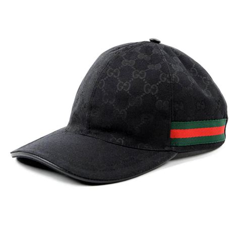 black gucci cap price|black Gucci baseball cap.